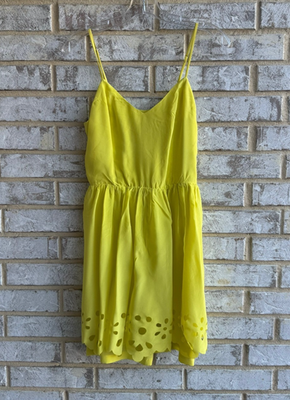 Greylin Sleeveless Neon Yellow 100% Silk Mini Dress Women's Size S | eBay Greylin Sleeveless Neon Yellow 100% Silk Mini Dress Women's Size S | eBay