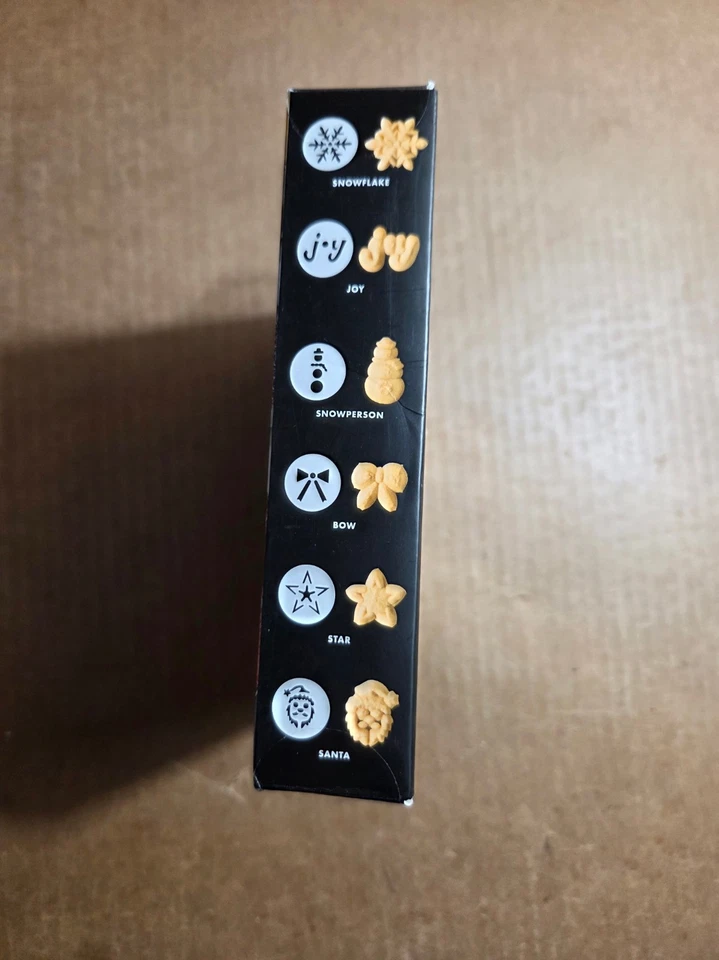 OXO Good Grips Juego de 6 discos de prensa de galletas Juego de discos de Navidad Nuevo en caja Foto 3 de 4