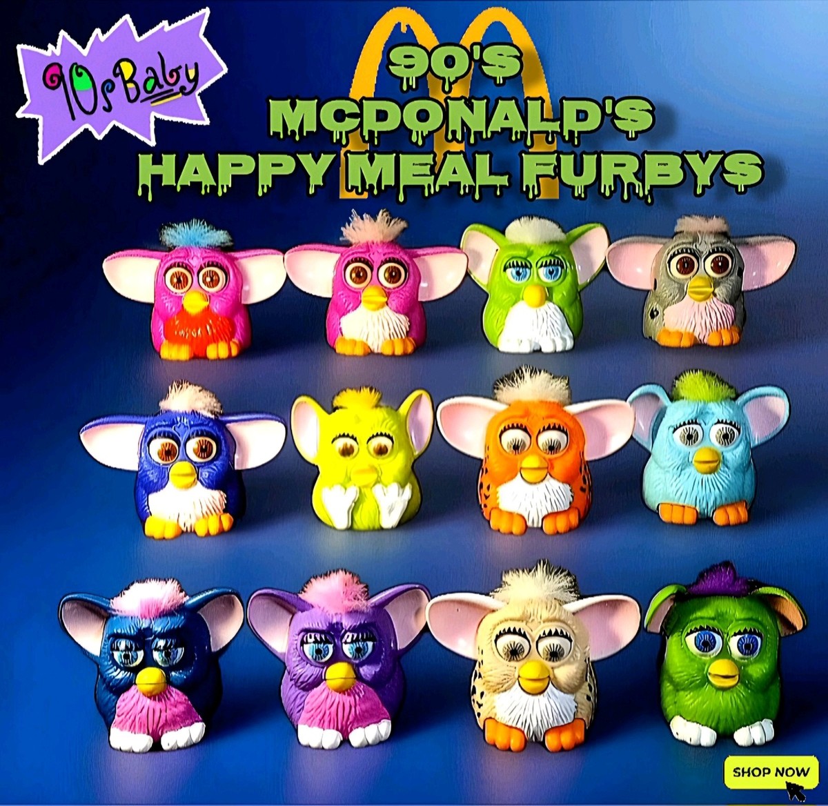 Vintage 1998 Mcdonalds Happy Meal Furbys Complete Your Set | eBay
