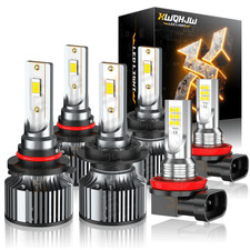 9005h7h11 Combo Led Headlight Hilo Fog Light Bulbs For Mazda 3 2004 2005 2006
