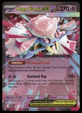 MEGA DIANCIE EX 041/094 DOUBLE RARE PHANTASMAL FLAMES POKEMON HOLO NM