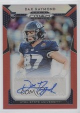 2019 Panini Prizm Draft Draft Picks Red Prizm Auto Dax Raymond #260 Auto 0c2