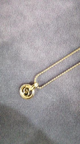 CHRISTIAN DIOR env. Collier 44 cm du Japon