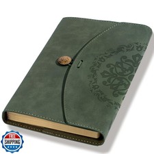 Vintage Leather Journal for Women Men, Junk Journal Notebook Soft