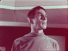 Star Trek TOS 35mm Film Clip The Cage SPOCK on Bridge Leonard Nimoy 1.0.252