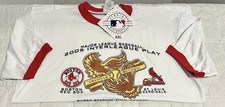 Augusta  MLB 2005 Interleague T Shirt XL Red Sox Cardinals Busch Stadium USA