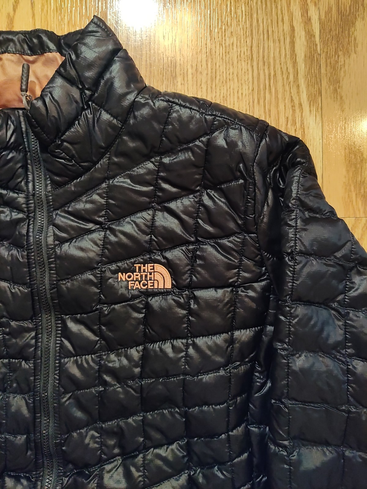 Northface Light Full Zip Up Theroball Puffer Jack… - image 3