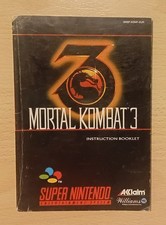 Thumbnail of ebay&reg; auction 317734952240 | SNES PAL UK - Mortal Kombat 3 - Super Nintendo Manual Instruction Booklet Only