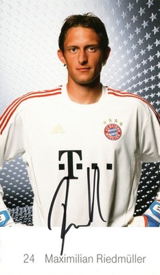 Autogrammkarte Maximilian Riedmüller - FCB Saison 2010/11 - original signiert