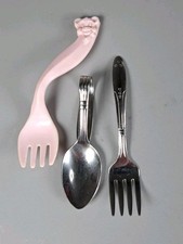 Sanitoy Stainless Steel Toddler Baby Spoon Fork Set USA