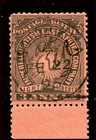 British East Africa 1895 QV ½a on 3a black/dull red very fine used. SG 31.