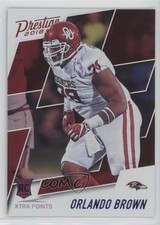 2018 Panini Prestige Rookie Xtra Points Blue Orlando Brown #252 0f6