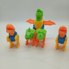 DIY 5 in 1 Take Apart Dinosaur Transformer Figure Kids Toy -No Screwdriver