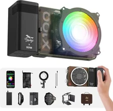 Zhiyun X100 RGB Pro RGB LED Video Light 100W Handheld RGB Continuous Light Pocke