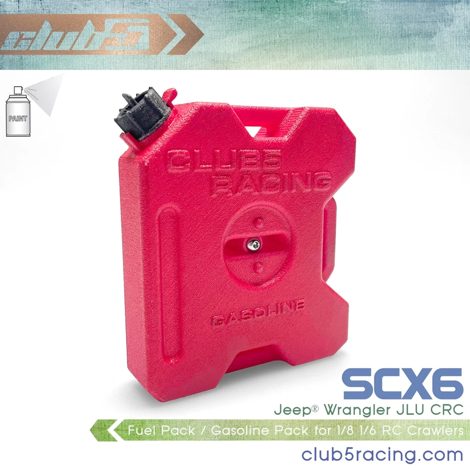 1/6 Scale Fuel Container for Axial SCX6 Jeep JLU Wrangler - Image 2 of 4