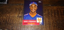 399: 2022 Topps Chrome Platinum Anniversary Darryl Strawberry Base #45 Mets