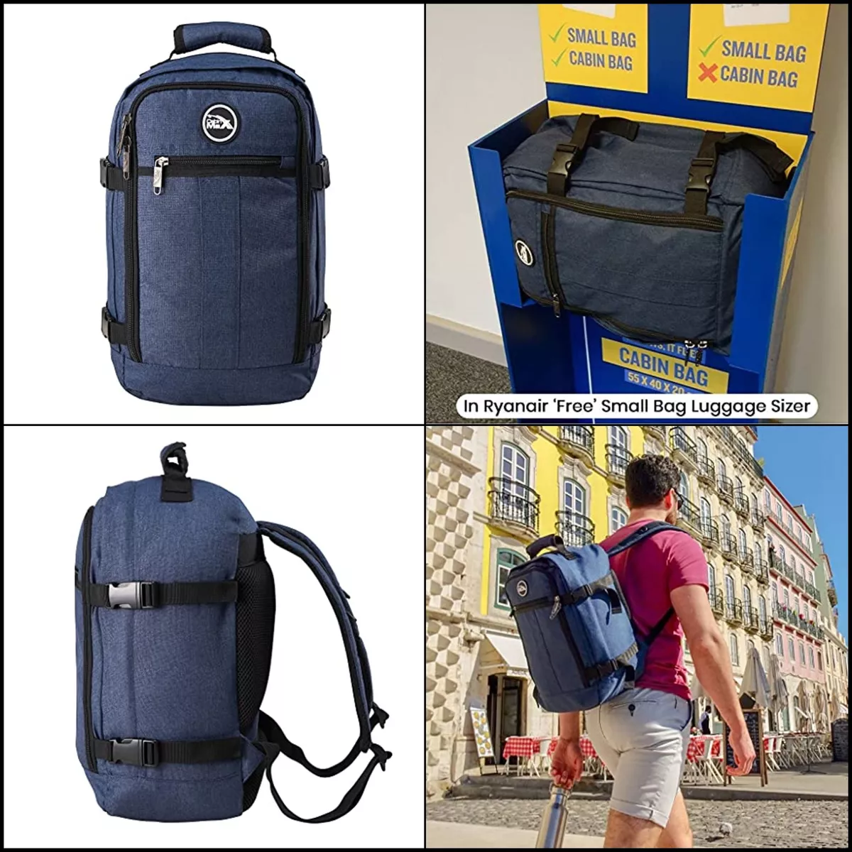 Cabin 20L Ryanair Carry on Bag Rucksack 40x20x25 Luggage Backpack Travel  Bags✈️