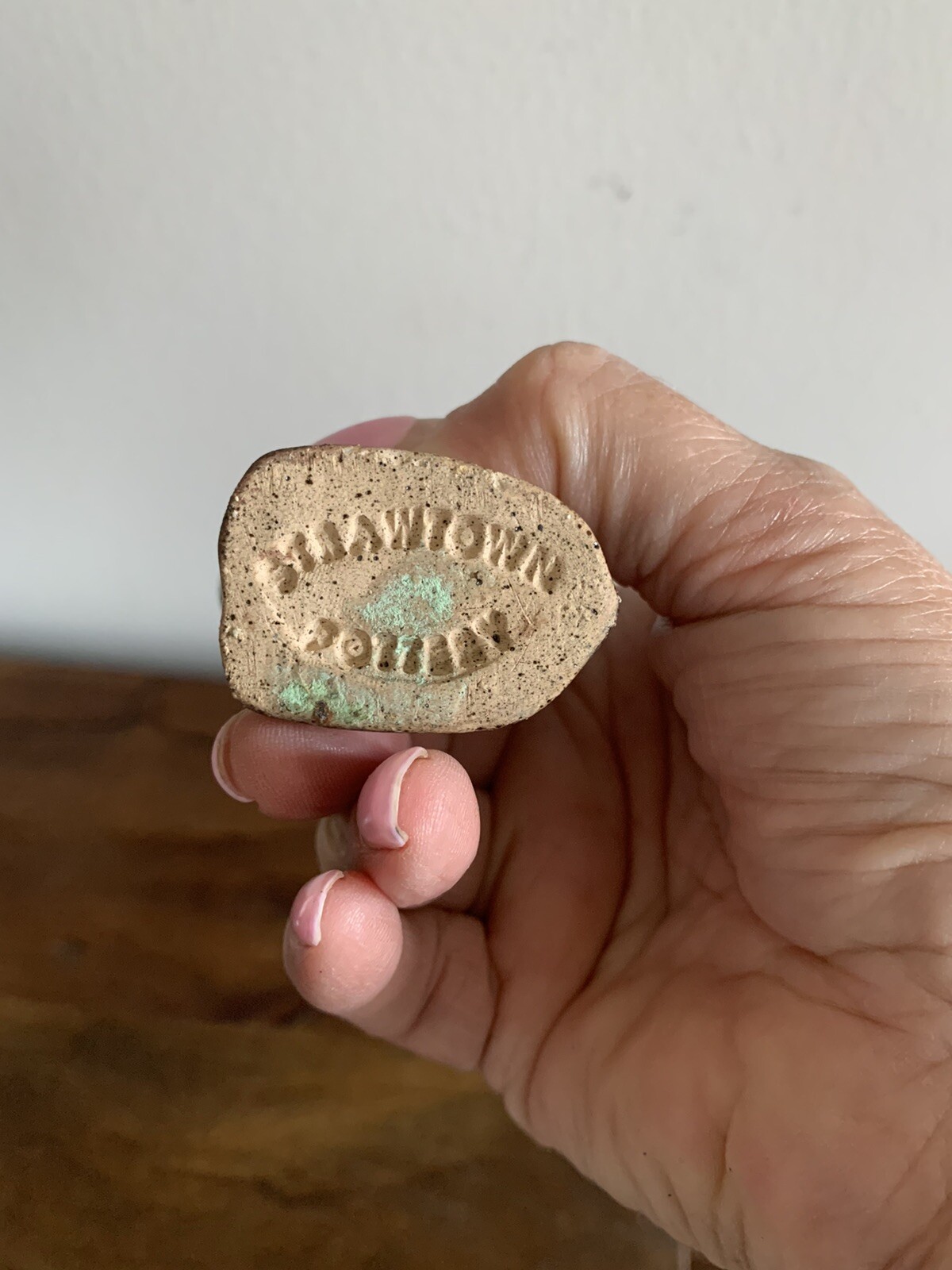 Strawtown Pottery Indiana Mini Rooster Farmhouse Figurine Brown