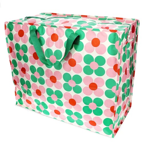 Großraumtasche Daisy pink grün XL Reisetasche Aufbewahrung RL Kinderzimmer Blume - Bild 2 von 2