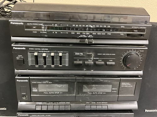 Tocadiscos Cassette Panasonic SG-HM09A FM/AM & SL-PJ316 y Altavoces - Imagen 2 de 9