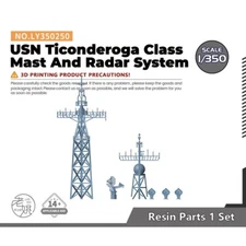 1/350 Details The USN Ticonderoga Class Mast And Radar System 1 set
