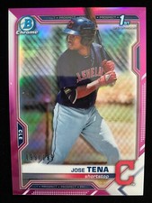 2021 Bowman Chrome JOSE TENA 1st Rookie FUCHSIA REFRACTOR #199/199 Nationals RC