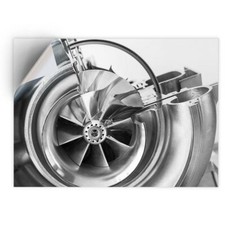 1 x Vinyl Sticker A5 - BW - Turbo Charger Car Men's  #38178