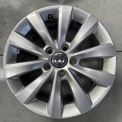 2012-15 VW PASSAT WHEEL RIM 16'' 10 SPOKE 561 601 025 OEM #B4 BORBET    5x112