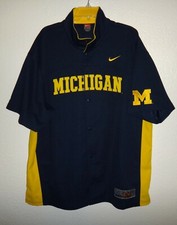 EUC MENS XL VINTAGE NIKE ELITE MICHIGAN WOLVERINES WARM UP SHOOTING SHIRT JERSEY