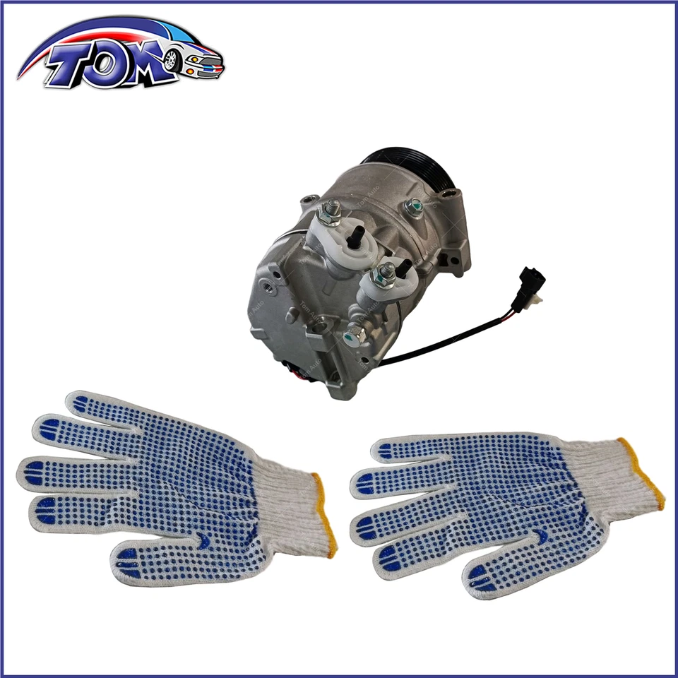 Compresor de aire acondicionado con PXC16 para Jaguar XF XFR XJR XK Land Rover LR4 2010-2015 Foto 2 de 4