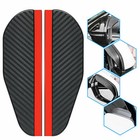 2 Pieces Carbon Fiber Black Mirror Rain Visor Guard For Car Auto Accessories