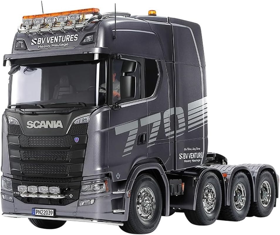 TAMIYA 56376 1/14 RC No.76 SCANIA 770 S 8x4/4 GUNMETAL PAINTED