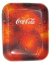 Coca-Cola Wet Look Bubbles Tray Enjoy Coca-Cola Logo