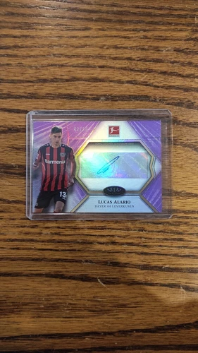 Topps Tier One Bundesliga 21/22 Lucas Alario Bayer 04 Leverkusen /50  Auto