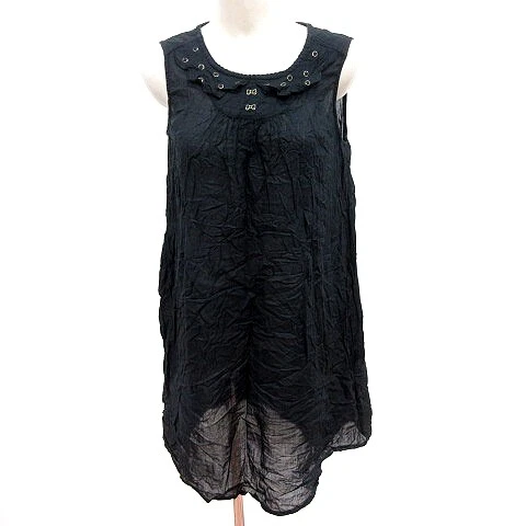 Franche Lippe Lippee Black One Piece A-Line Knee Length /Rt Women