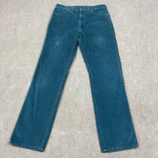 Vintage 70s Lee Riders Corduroy Pants Mens 32x32 Talon Zipper USA Union Made