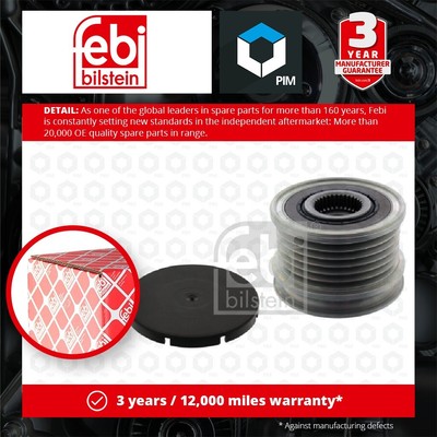 Overrunning Alternator Pulley fits MERCEDES SPRINTER 2.1D 2000 on Clutch Febi