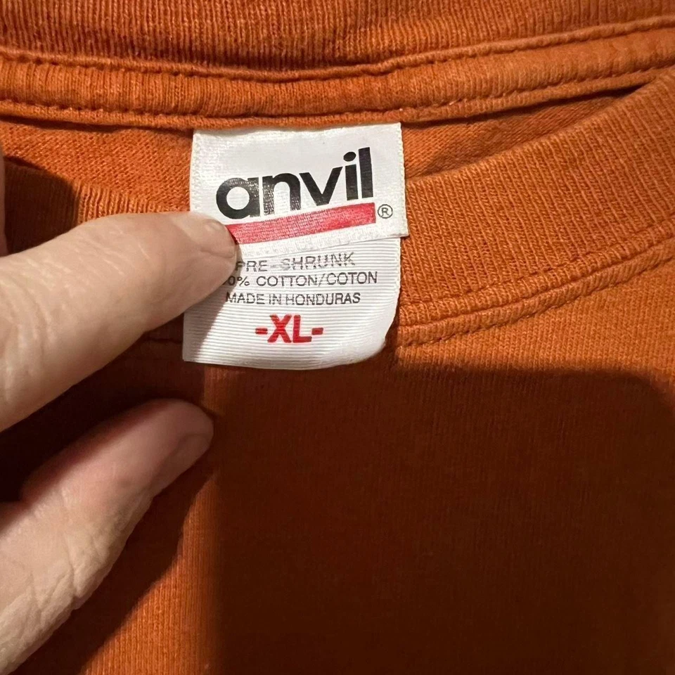 Orange and white Texas Longhorns cotton shirt #Longhorns - Image 3 of 3