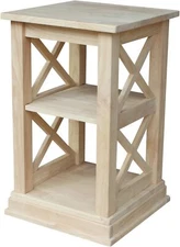 IC International Concepts Hampton Accent Table, 16 in W x 16 in D x 26 in H