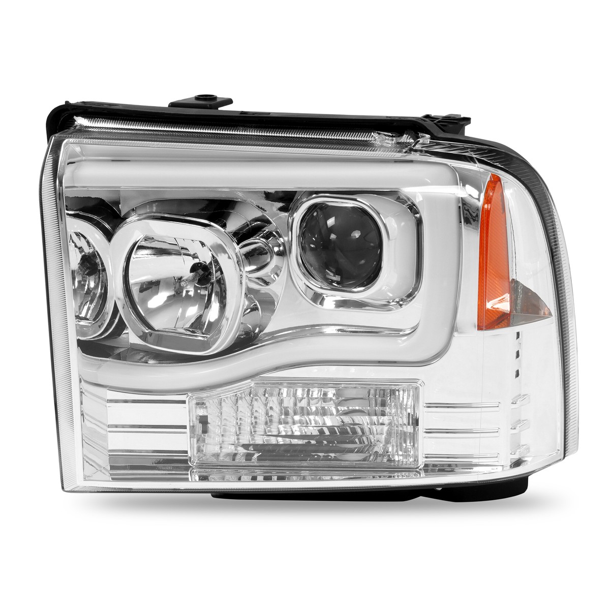 CHEDA LED DRL Headlights Set For 2005-2007 Ford F250 F350 F450 Super Duty