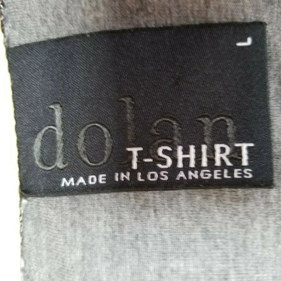 Camiseta Anthropologie Dolan Feminina Grande Cinza Frente Aberta Cardigã Suéter Casual - Imagem 3 de 4