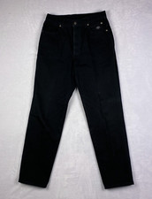 Vtg Harley Davidson Jeans Womens 10R Black Denim Classic Made in USA Mom