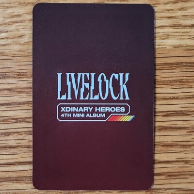 O.De Official Photocard Xdinary Heroes 4th Mini Album Livelock