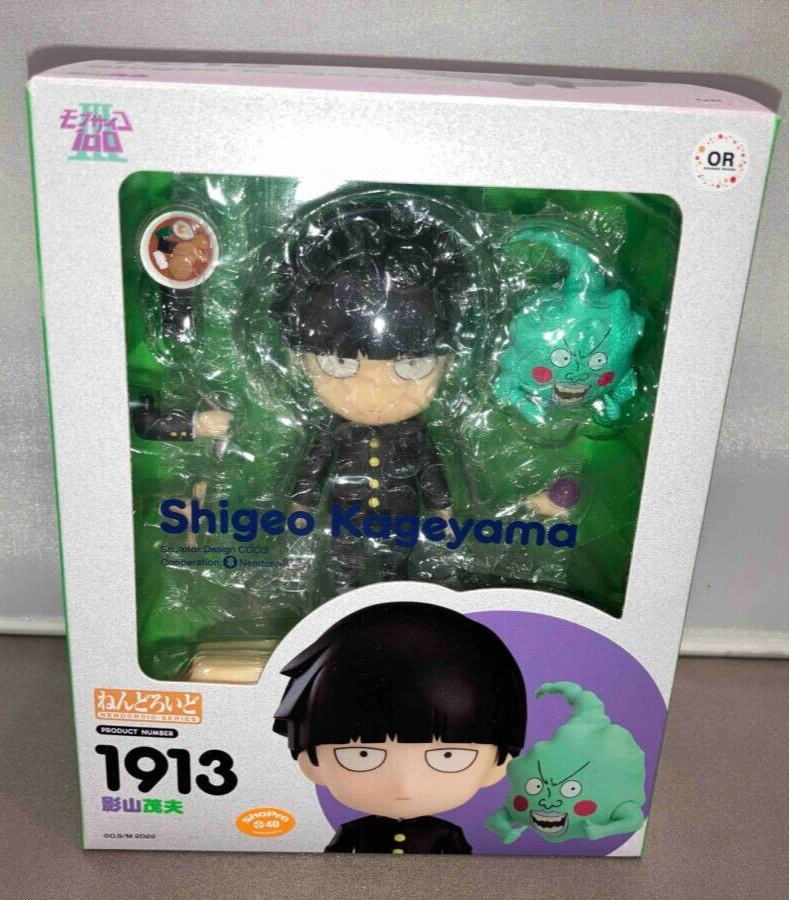 New Nendoroid 1913 Mob Psycho 100 III Shigeo Kageyama Orange Rouge