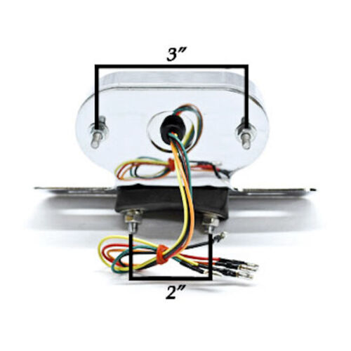 LED Tail Brake Light License Plate Holder With Integrated Turn Signals Built In - Picture 4 of 4