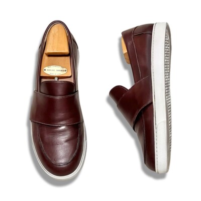 Gianvito Rossi Leather Slip-on Brown size 40 Men's Shoes