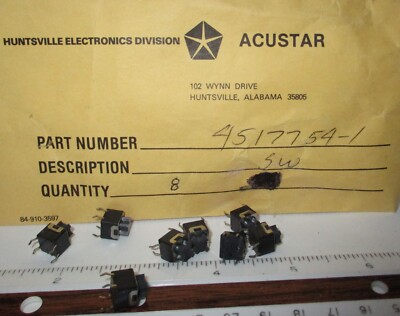 Chrysler Jeep Dodge ALPS Infinity Radio 8x8 Momentary Contact 4-Pin Switch 8-PK
