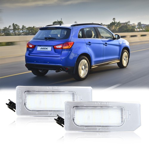 2pc LED Number License Plate Lights Mitsubishi ASX Outlander 2013 ASX