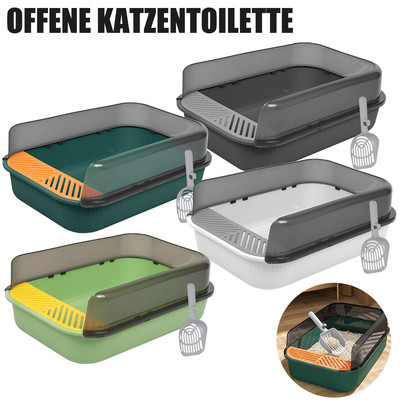  KATZENKLO KATZENTOILETTE MIT RAND OHNE DECKEL KATZEN WC JUMBO SCHALENTOILETTE