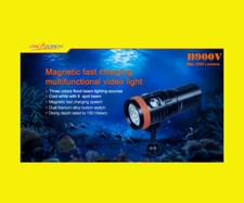 Orca D900V Video & Dive Light Magnetic Rechar...